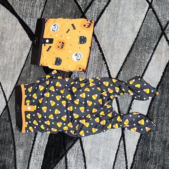 VIBRANT LIFE HALLOWEEN ICONS PRINT & CANDY CORN MEDIUM DOG PAJAMAS BUNDLE - Picture 2 of 7